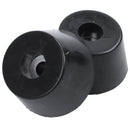 Rubber Cabinet Amplifier Speaker Feet Pad Base 40mm x 22mm 8Pcs Black P9B3