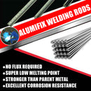 10pcs Solution Welding Flux-Cored Rods  Aluminum Soldering Low Temp Easyweld