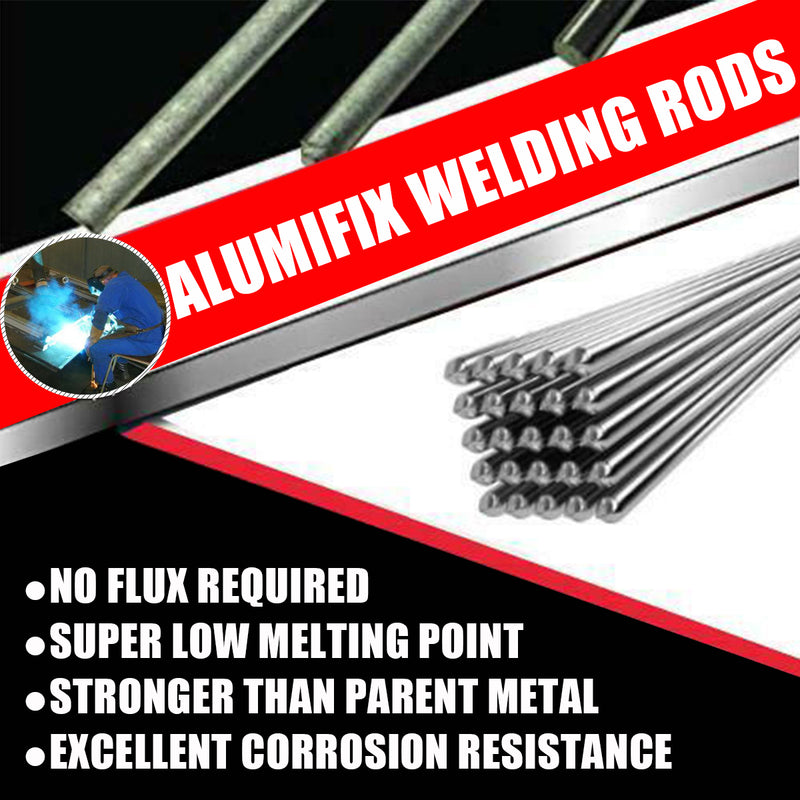 10pcs Solution Welding Flux-Cored Rods  Aluminum Soldering Low Temp Easyweld
