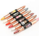 6 Colors Double Head Eye Shadow Stick Highlight Glitter Shimmer Waterproof Long-time Lasting