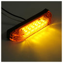 6 LED Clearance Side Marker Light Indicator Lamp Strip Truck Trailer Lorry  Y4T8
