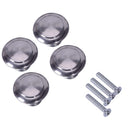 Cabinet Cupboard Door Drawer 28mm metal Pull Knob Handle 4pcs H3U9