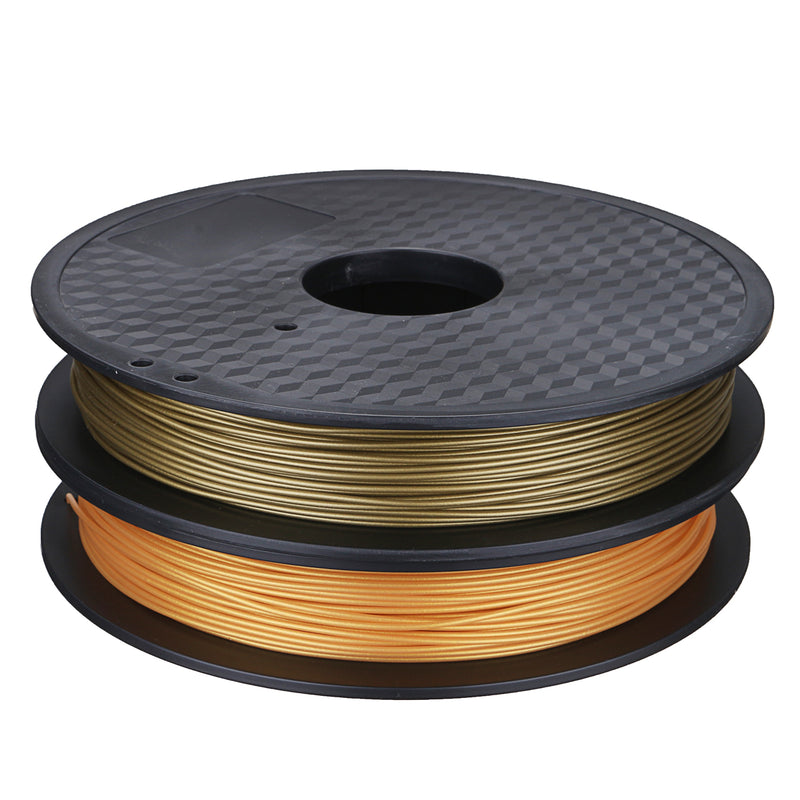 Bronze/Golden 1.75mm 0.5kg/1.1lb PLA Flexible Filament For 3D Printer RepRap