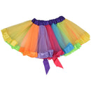 Kids Lovely Handmade Colorful Tutu Skirt Girls Rainbow Tulle Tutu Mini Skir A5Z2