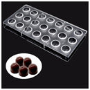 21 Bell Shaped Clear Polycarbonate Mould Chocolate Jelly Candy Mold Tray NewF5U5