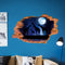 Miico Creative 3D Moon Night Giraffe Broken Wall Removable Home Room  Decor Sticker