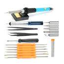 DANIU Professional 110V/220V 60W Adjustable Temperature Welding Solder Soldering Iron Tool Kit