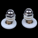 8 x Replacement Shower Door Rollers Runner Pulley 27 mm Wheel Diameter W9T3