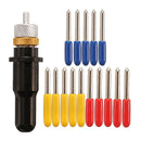 Cutting Blade Holder + 15pcs 30 degree 45 degree 60 degree Cutter Blade for