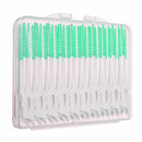 40pcs Interdental Between Teeth Floss Brush Elastic Massage Gum Toothpick