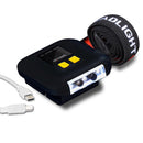 Warsun LED Clip Lamp ABS Rechargeable Sensor Headlight Night Fishing Lamp Emergency Headlamp