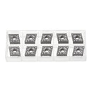 Machifit 10pcs CNMG120404/08-TC NX525 Carbide Insert CNMG432 Cutter for Lathe Turning Tool Holder