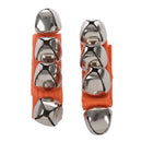 1 Pair Wrist/Ankle Bells Instrument Toys for Baby Kids - Orange, L