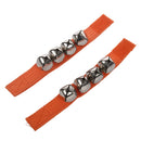 1 Pair Wrist/Ankle Bells Instrument Toys for Baby Kids - Orange, L K1B5