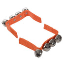 1 Pair Wrist/Ankle Bells Instrument Toys for Baby Kids - Orange, L K1B5