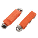 1 Pair Wrist/Ankle Bells Instrument Toys for Baby Kids - Orange, L