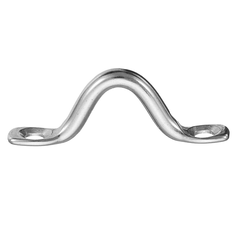 4mm Stainless Steel Bimini Top Pad Wire Eye Straps Loop Boat Plate Staple Ring Door Pulls