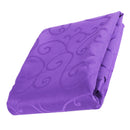 40 inch Round Table Cover Tablecloth Wedding Banquet Party Polyester Purple