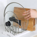 Lifewit Adjustable Pan Rack Pot Lid Holder Cookware Kitchen Organizer Storage Solution