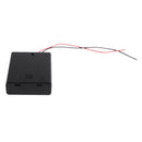 3pcs ON/OFF Battery Holder Case Cell Box for 4 x 1.5V AAA Batteries B5Y8