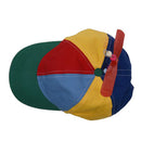 Adjustable Propeller Beanie Ball Cap Hat Multi-Color Clown Costume Accessor