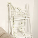 Artificial Silk Cherry Blossom Flower Hanging Vine Garlands Home Wedding Decorations