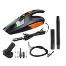 4 in 1 Handheld Wired Car Vacuum Cleaner Tire Inflatable Air Pump Lighting 5000Pa Suction Wet and Dry