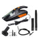 4 in 1 Handheld Wired Car Vacuum Cleaner Tire Inflatable Air Pump Lighting 5000Pa Suction Wet and Dry