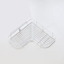 Black/White Nordic Simple Punch-free Wrought Iron Storage Rack Bathroom Kitchen Organizer