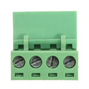 10x 2EDG 4Pin 5.08mm Pitch Plug-in Screw Terminal Block Connector Right Ang O7U6