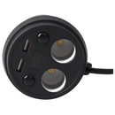 Cup-shaped Car Charger Multifunction Display Voltage 3.1A 2 USB Car Charger R7Y2
