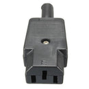 5PCS IEC 320 C13 Female Plug Adapter 3pin Socket Power Cord Rewirable Conne S7S8