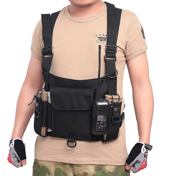 Military Tactical Vest Tactical Bag Vest Adjustable CS Assault Protective Clothes Hunting Vest
