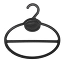 5x Scarf Shawl Tie Holder Organizer Oval Plastic Hangers Storage Hangers Bl