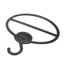 5x Scarf Shawl Tie Holder Organizer Oval Plastic Hangers Storage Hangers Bl