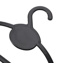 5x Scarf Shawl Tie Holder Organizer Oval Plastic Hangers Storage Hangers Bl