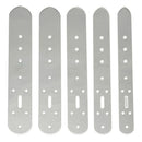5Pcs Set Acrylic Leather Belt Buckle Head End Templates Stencil Tool