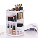360 Rotating Makeup Organizer Box Brush Holder Jewelry Organizer Case Desktop Cosmetic Storage Box