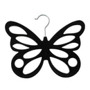 Butterfly Non Slip Flocked Scarf Tie Belt Clothes Wardrobe Holder Hook Hang