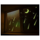 Bedroom Beautiful Fluorescent Glow In The Dark Wall Stickers Moon meteor sh