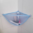 Powerful Sucker Home Bathroom Storage Supplies Multifunctional Children's Toys Storage Hanging Bag Mesh Cloth Drain