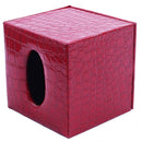 Durable Room Car PU Leather Square Tissue Box Paper Holder Case Cover Napki C1G2