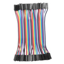 200pcs 10cm 2.54mm Female to Female Breadboard Jumper Wire Cable for Arduin