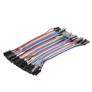 200pcs 10cm 2.54mm Female to Female Breadboard Jumper Wire Cable for Arduin