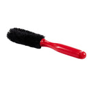 Multi Direction Motorcycle Car Wheel Spoke Brush Cleaner Black Red 10.7inch