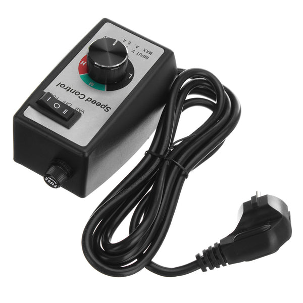 8A 220V-240V AC Variable Dial Router Motor Speed Controller Control Motor Rheostat 122 x80x50MM