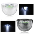6 LED Garden Porch Solar Power Wall Lamp White Light Auto Light Sensor Outdoor Yard Decor Lamp