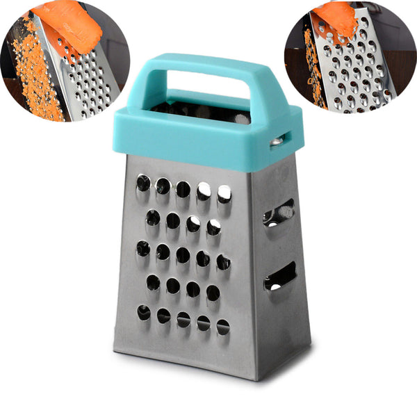 Mini 4 Sides Multifunctional Carrot Garlic Slicer Cutter Handheld Vegetable Cheese Slicer Cutter