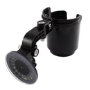 Car Auto Black 9.5cm Drink Can Cup Bottle Adjustable Holder Bracket H1J2