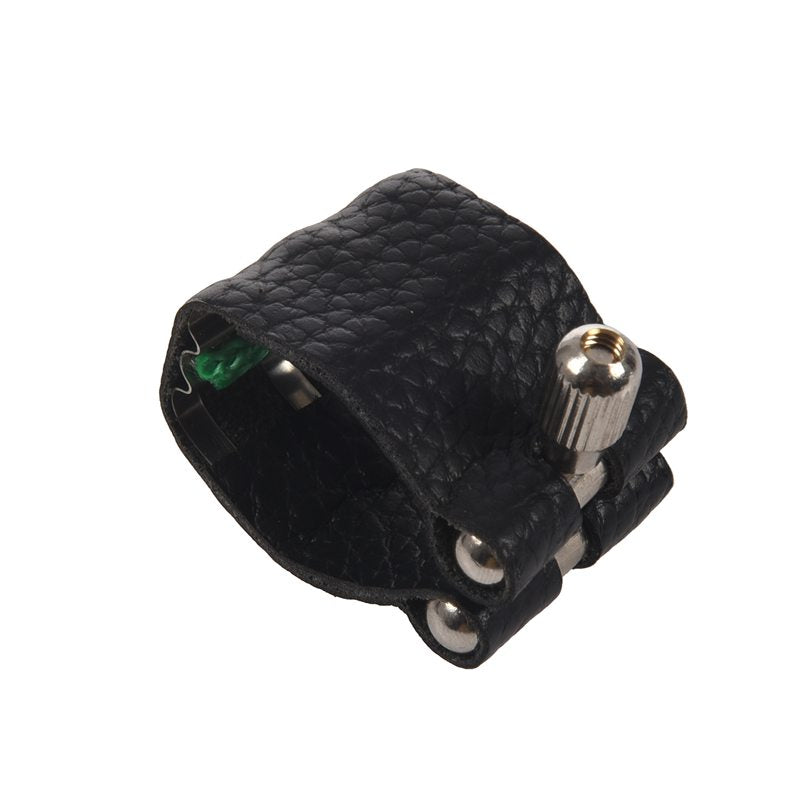 Leather Mark Nozzle Lock Ligature with Straightener for Alto Tenor Standard